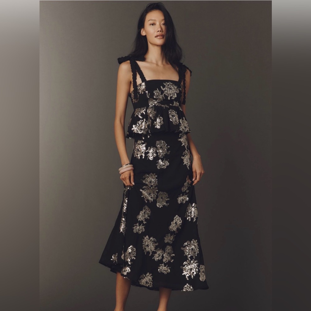 NWT Anthropologie Elegant Women's Maxi Skirt - Picture 3 of 4